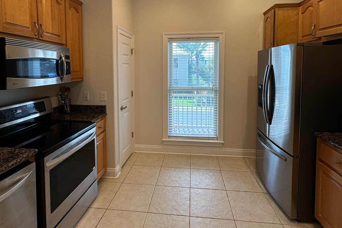 Stove, Microwave and Fridge