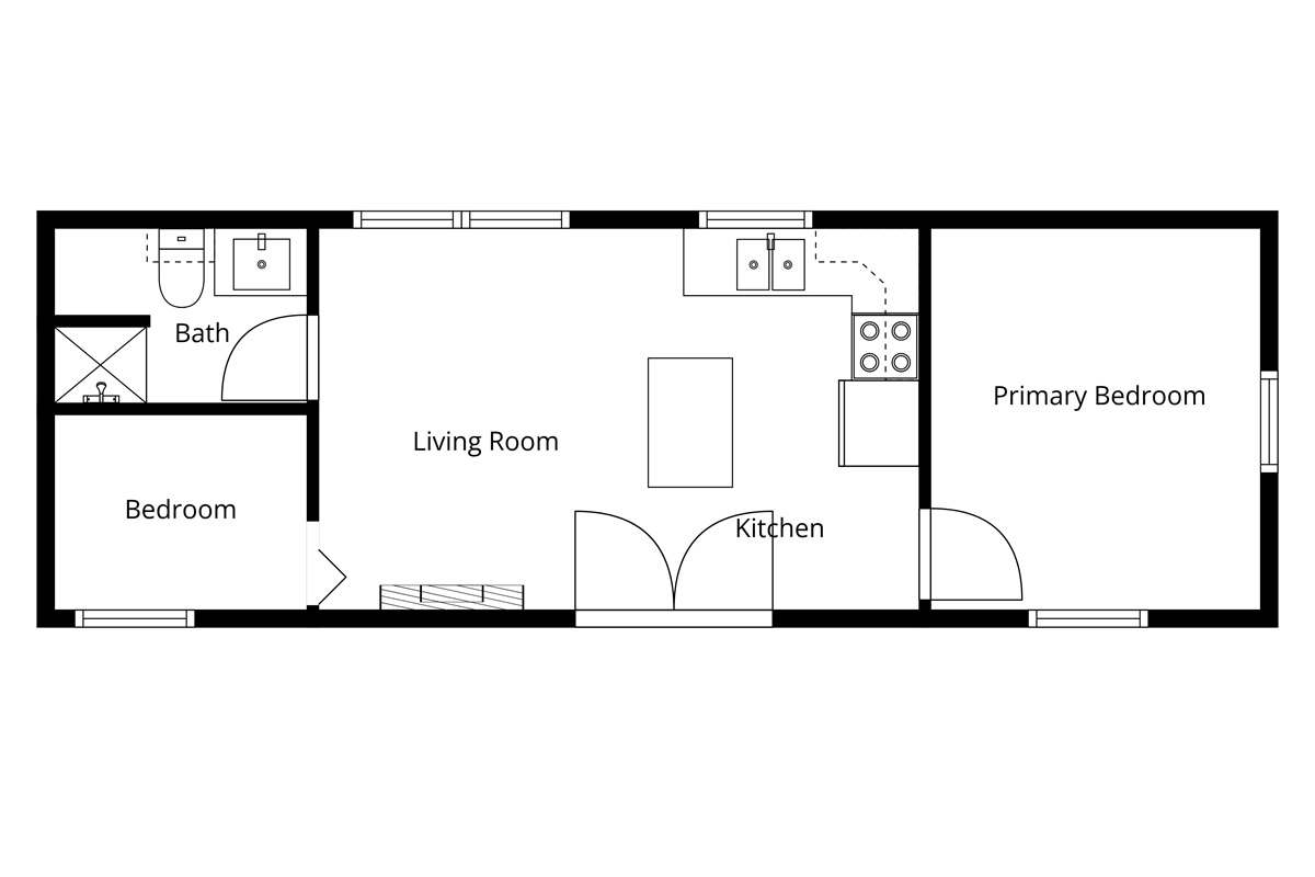 Tiny house floor plan