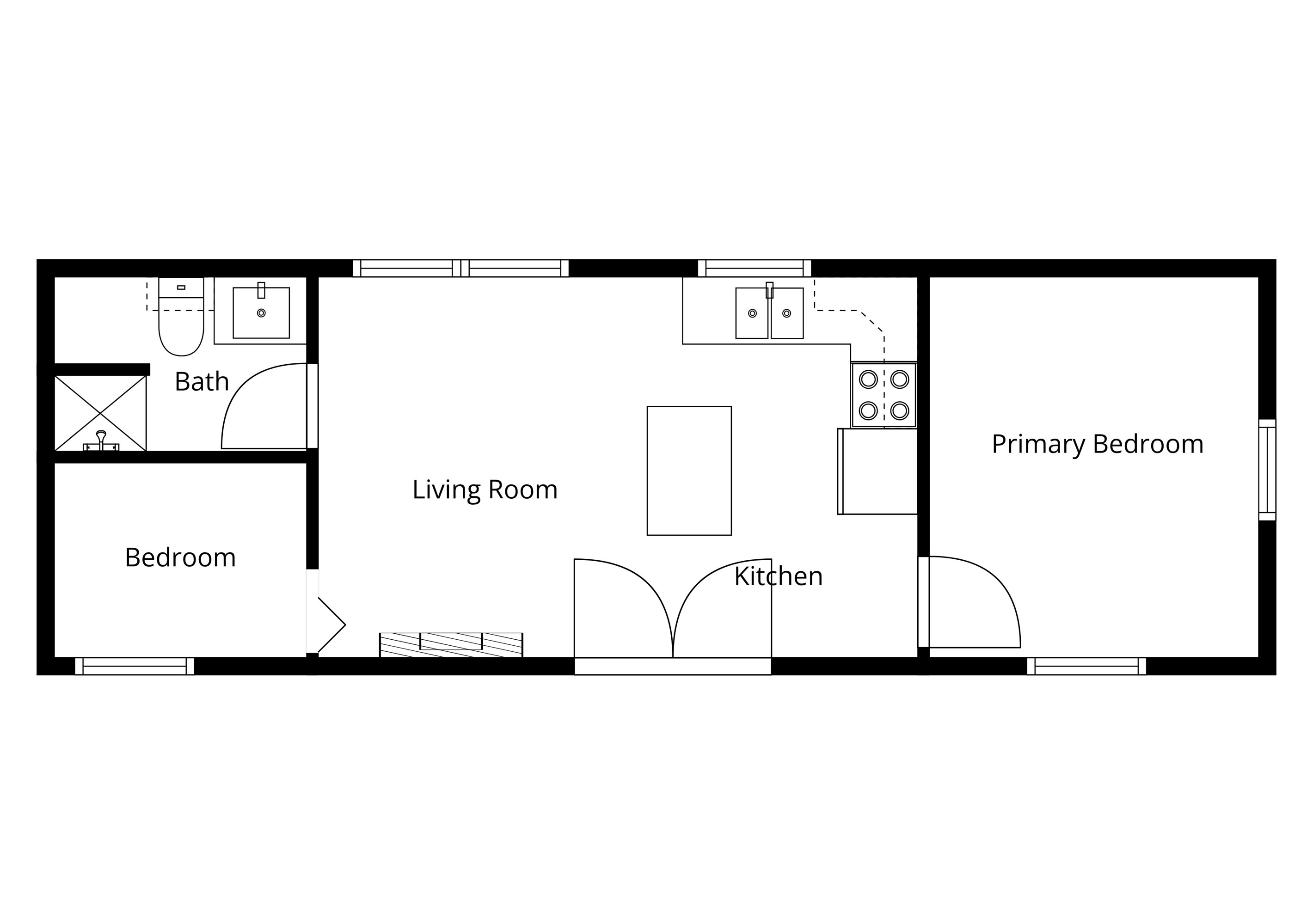 Tiny house floor plan