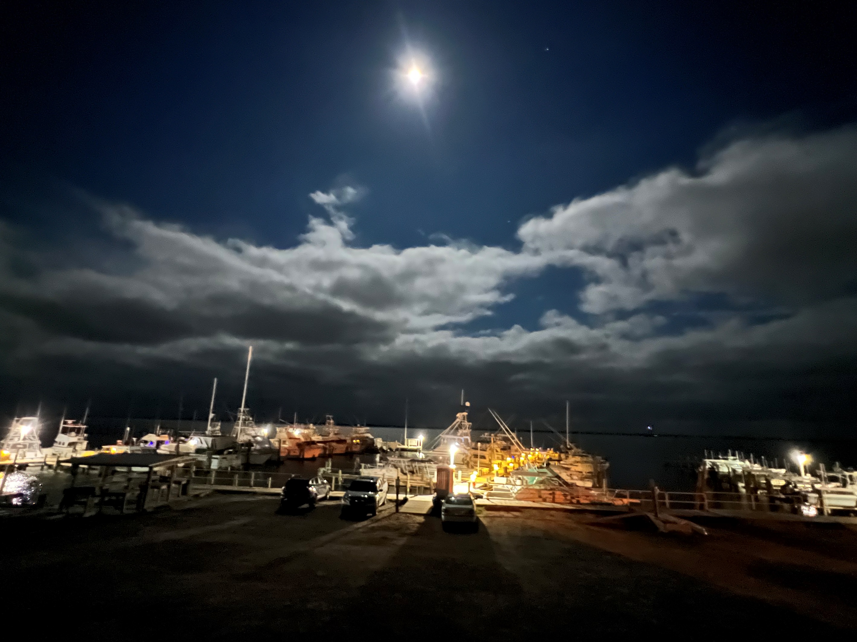 Gorgeous view of the marina