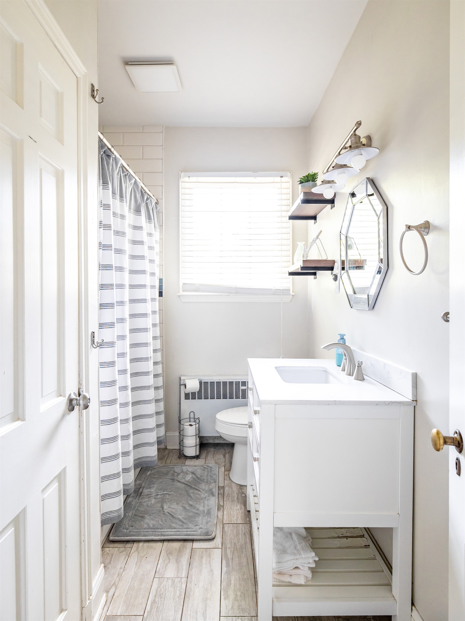 Downstairs hallway bathroom