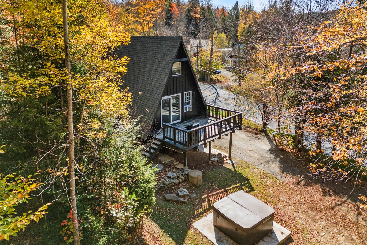 Outside from above
