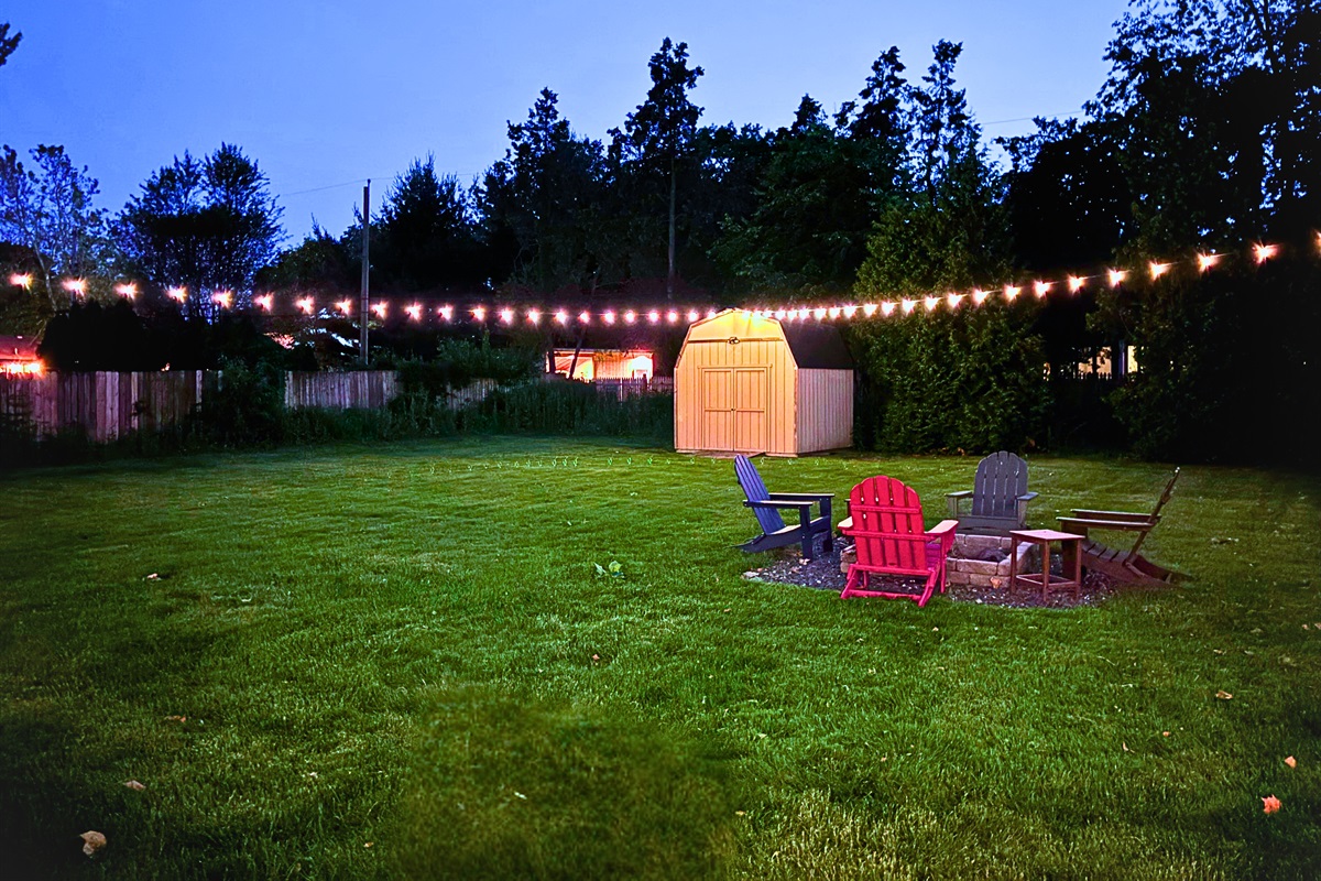 Massive fully fenced yard for play!