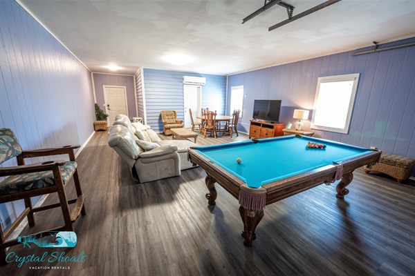 Plenty of room to keep the kids, teenagers, and the young-at-heart entertained
