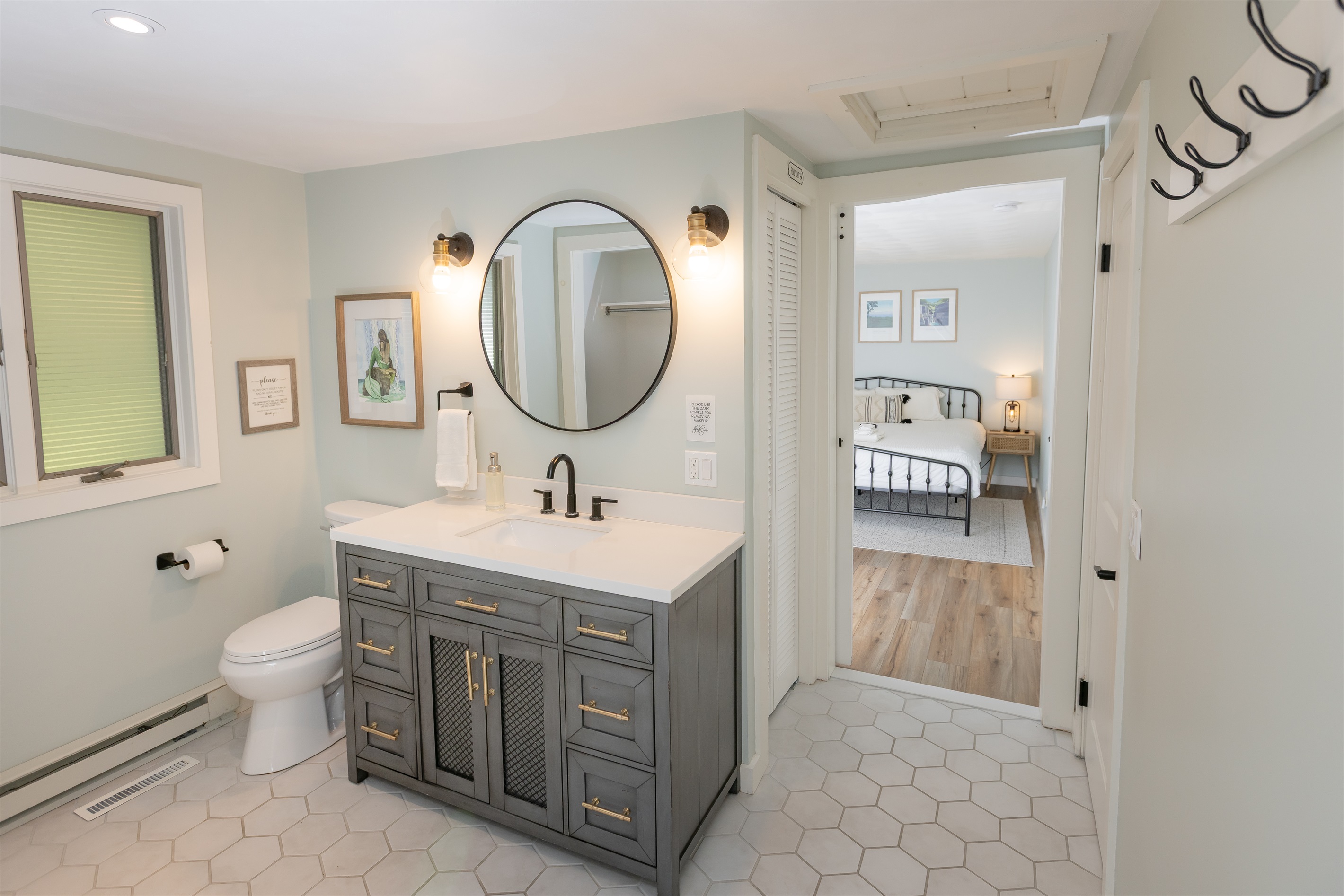 Bathroom 2 | Access from Bedroom 1 and Kitchen | Washer & Dryer