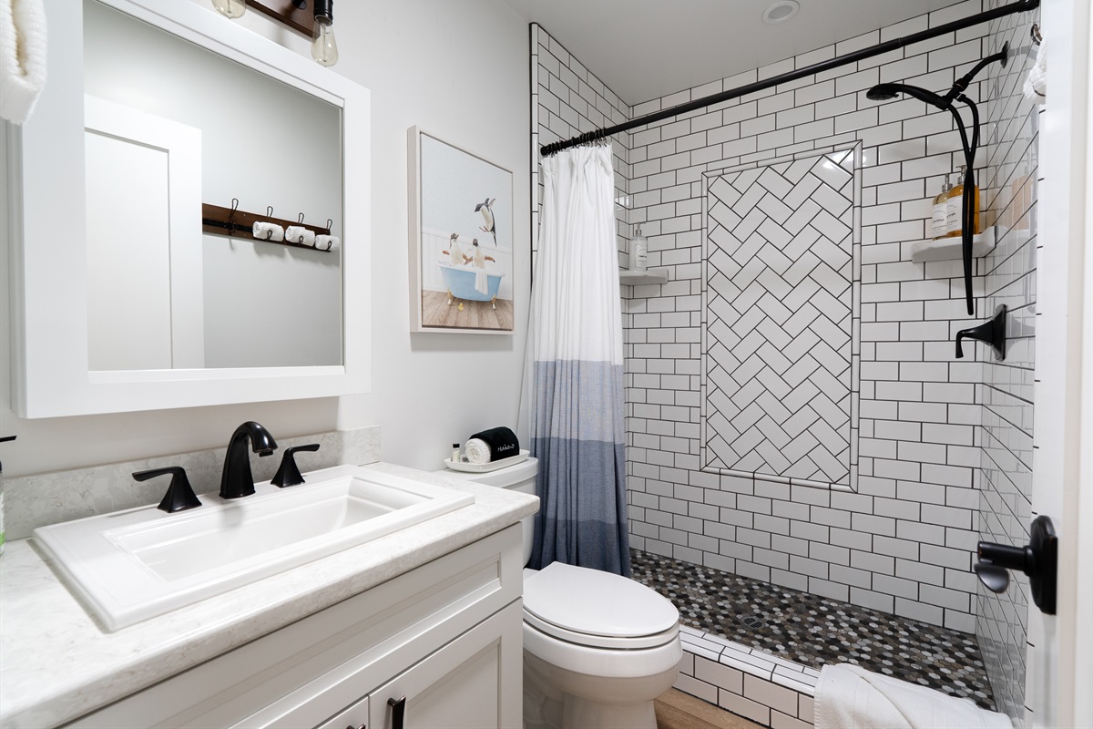 Refresh, relax, and enjoy a space stocked with everything you need. 