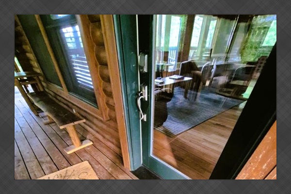 6 Wide door entry from step-free ramp
