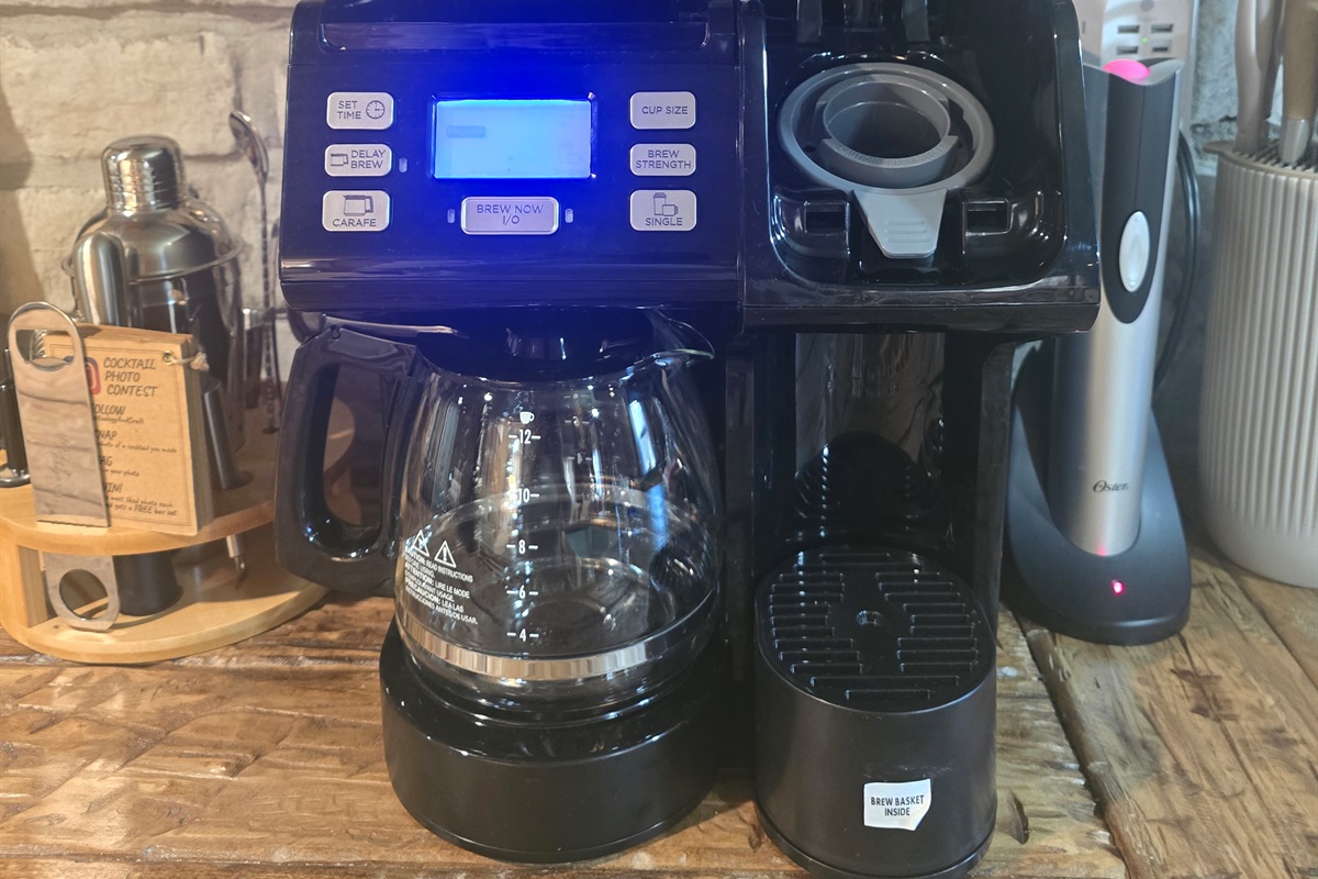 Dual Coffee Maker K Cups and Ground