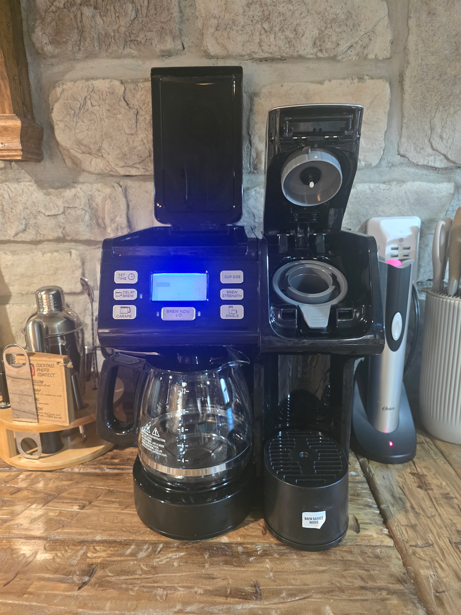 Dual Coffee Maker K Cups and Ground