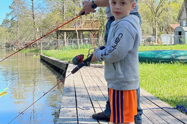 Fishing with your son!