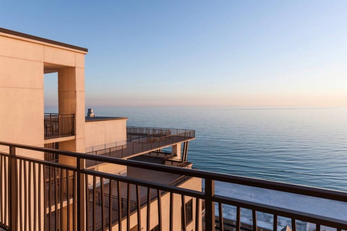 View of East balcony from main balcony