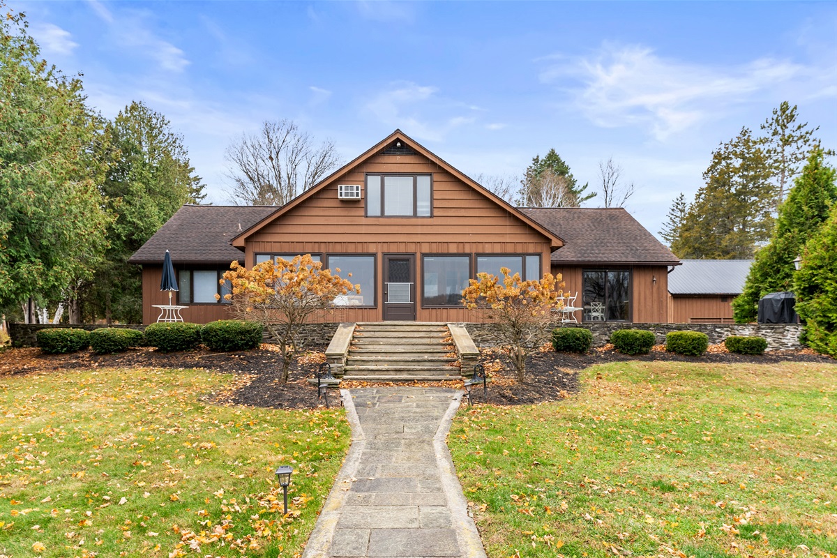Lakeside view-main house