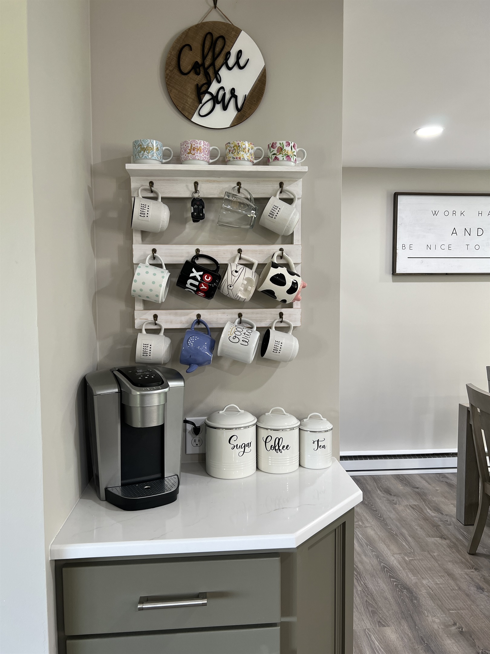 Hilltop Hideaway coffee corner