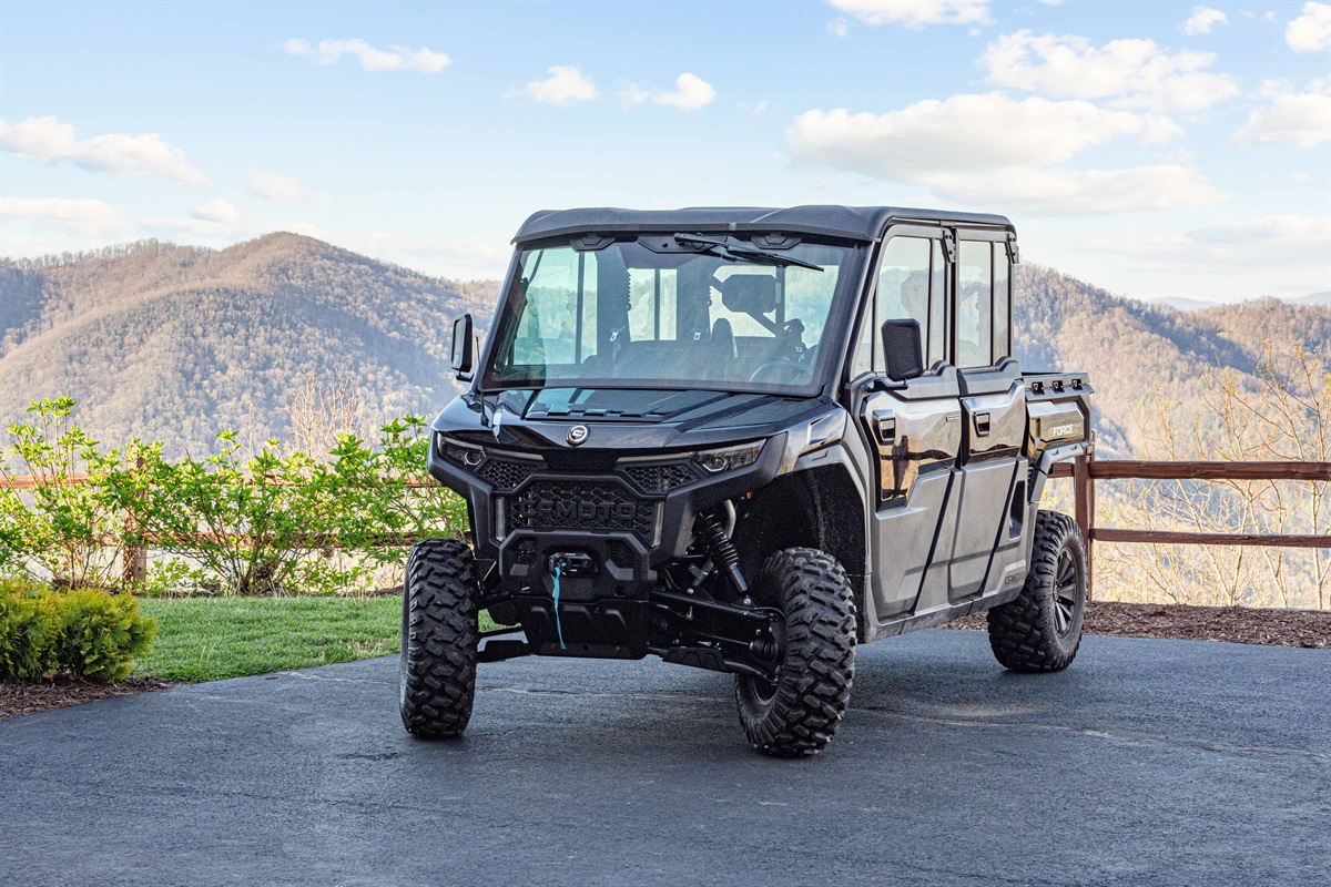 Adventure Awaits: Explore the stunning mountains in our all-terrain vehicle!