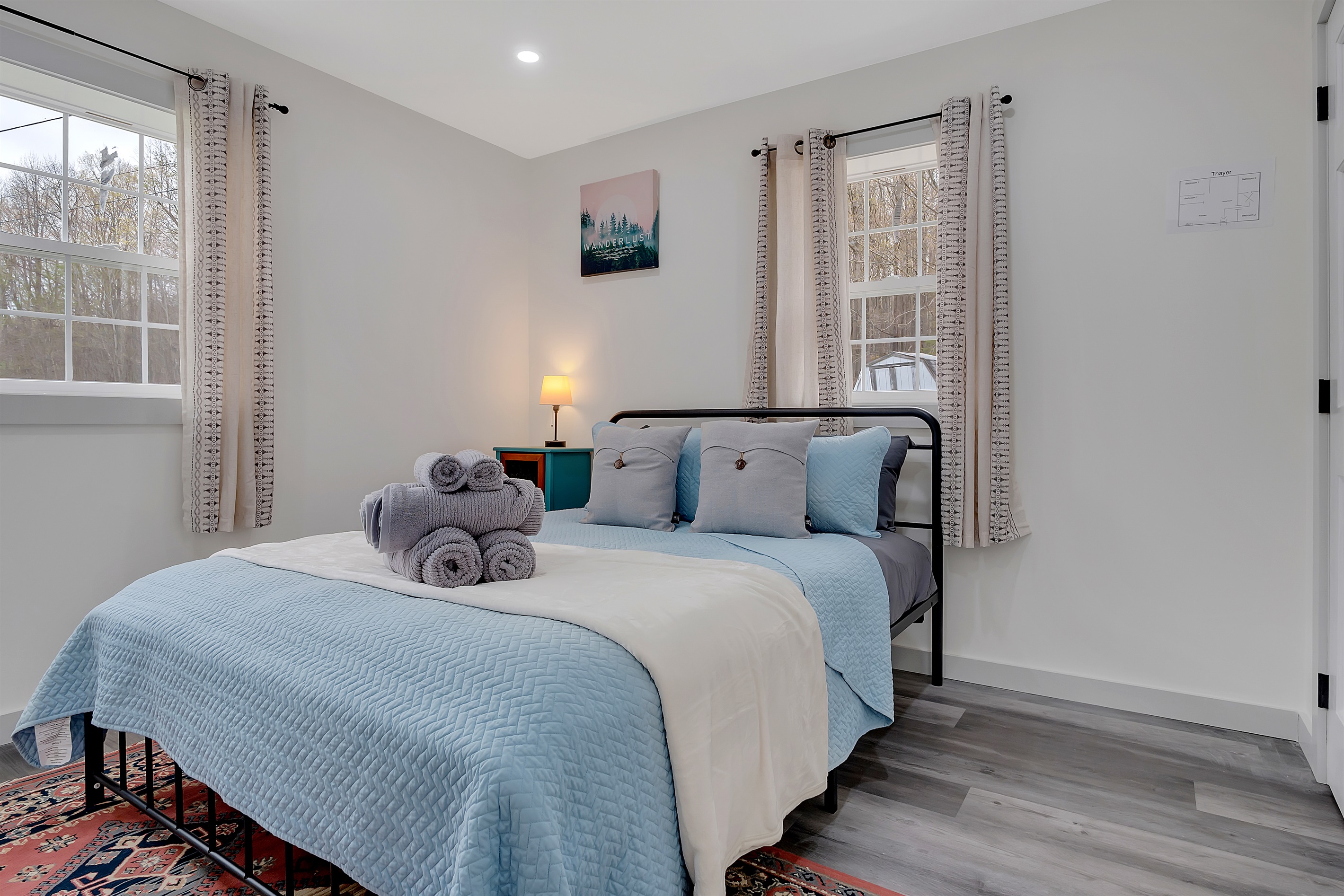 Comfy Queen beds!