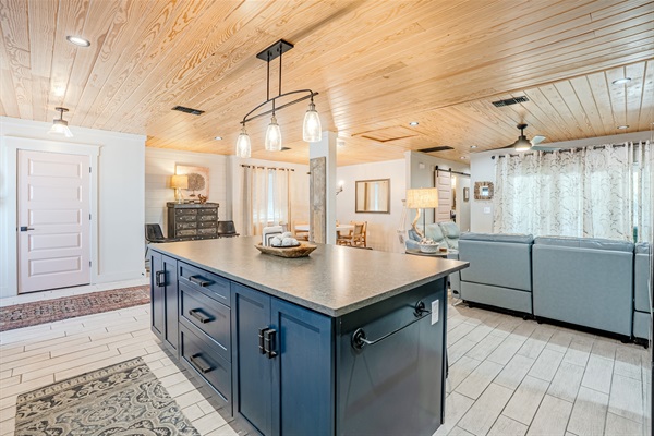 Upgraded, modern kitchen