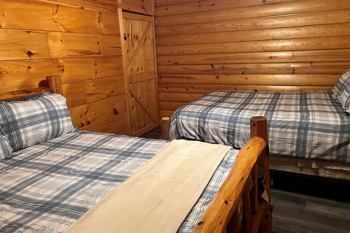 two queen bed bedroom