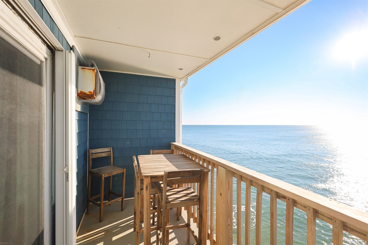 A bright day on the balcony