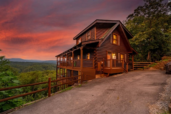 You see the view as you arrive
