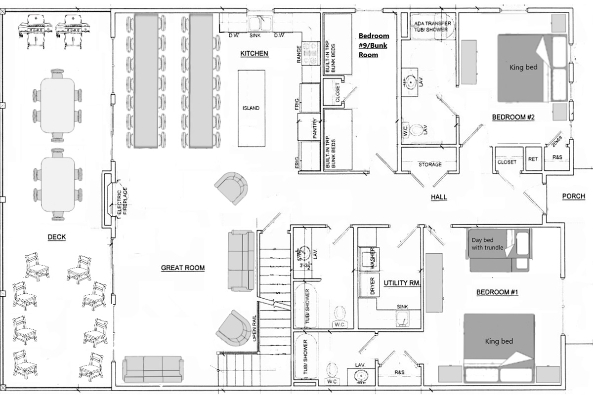 Main Level Floor Plan