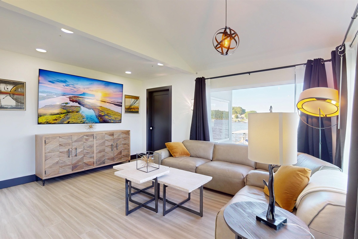 Living area on the main floor.