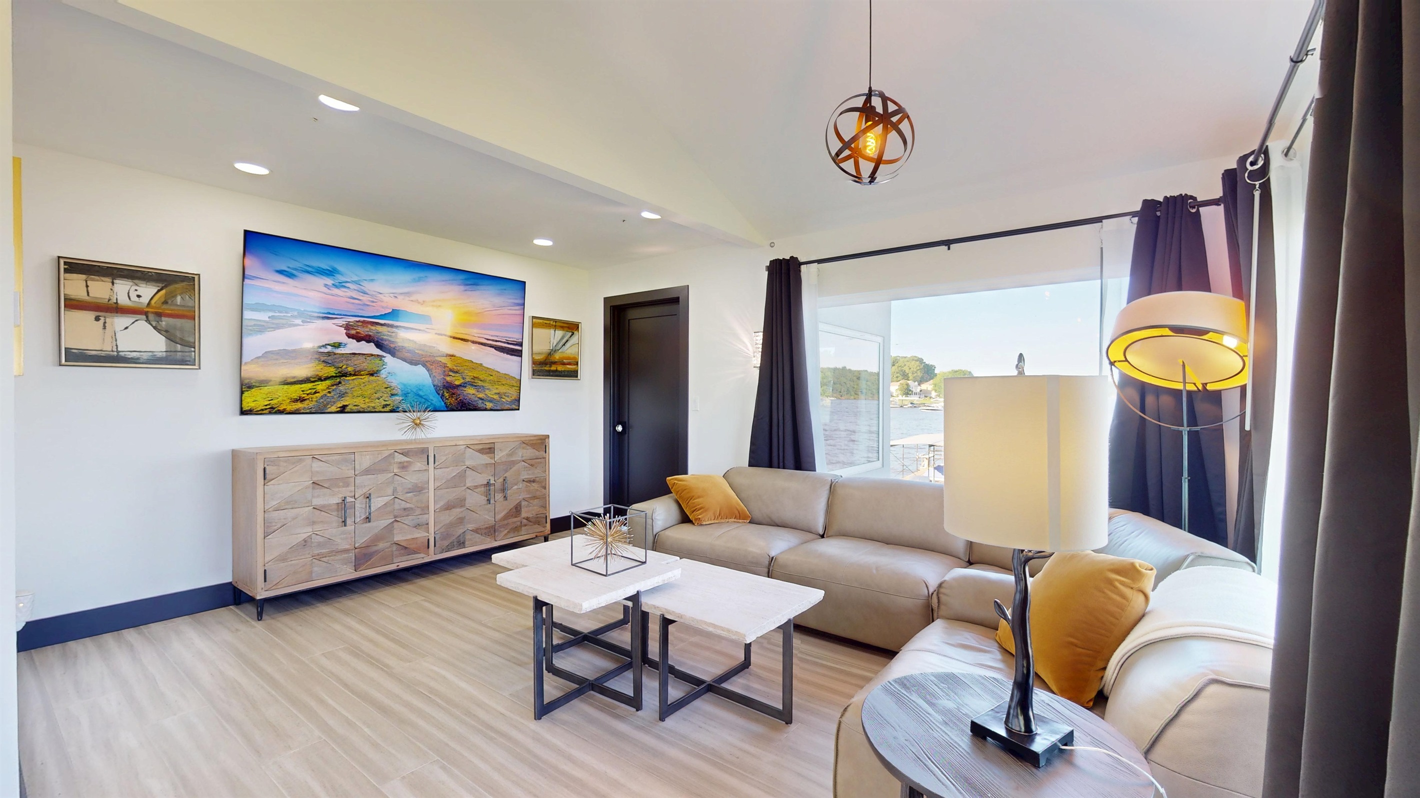 Living area on the main floor.