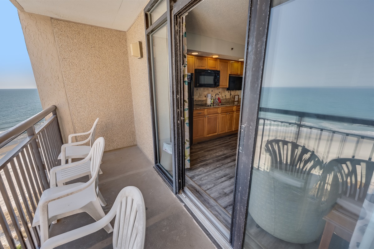 Amazing View from the Balcony!