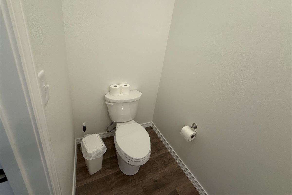 First floor powder room