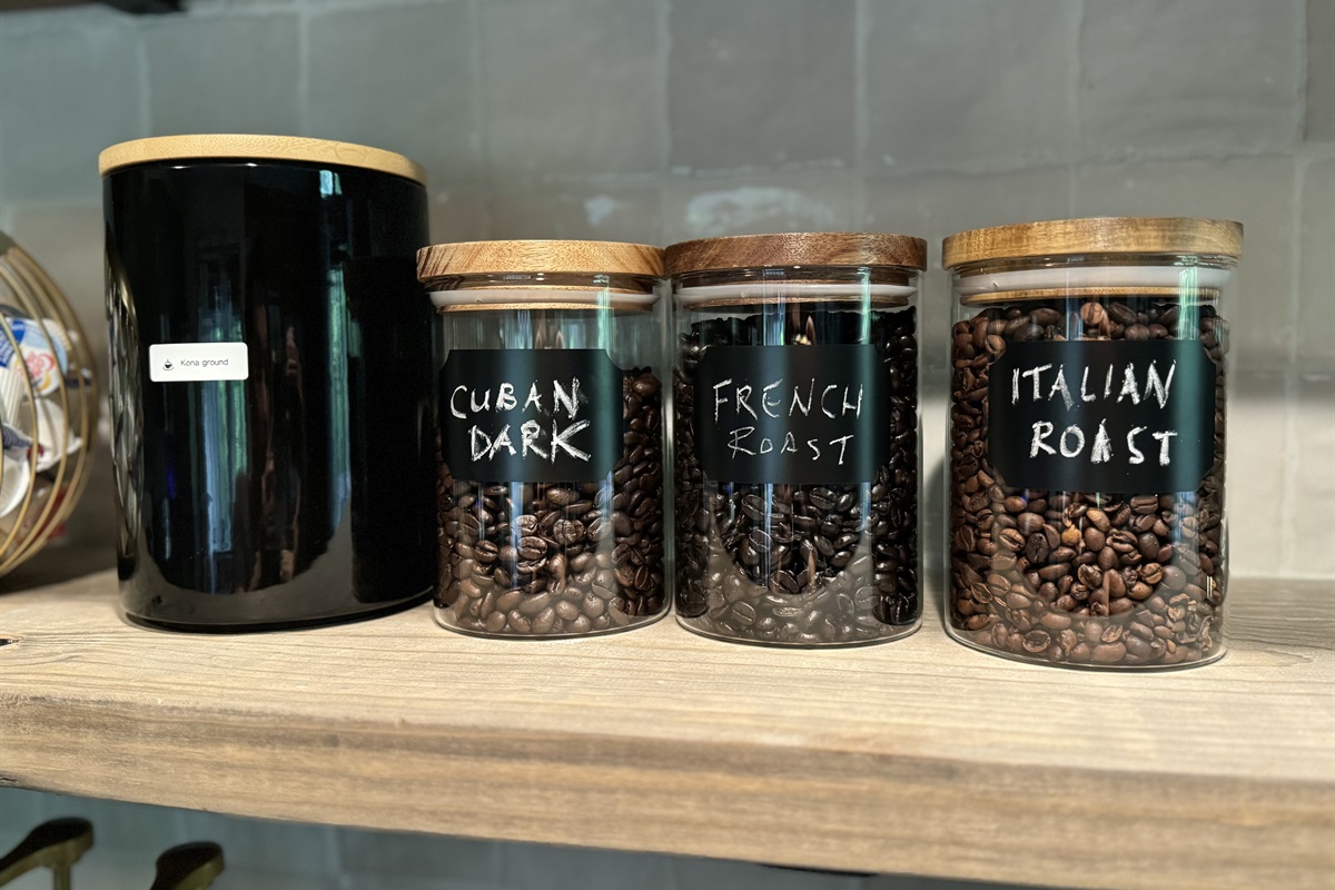 “Fresh beans, cozy mornings — the smell of vacation perfection.”