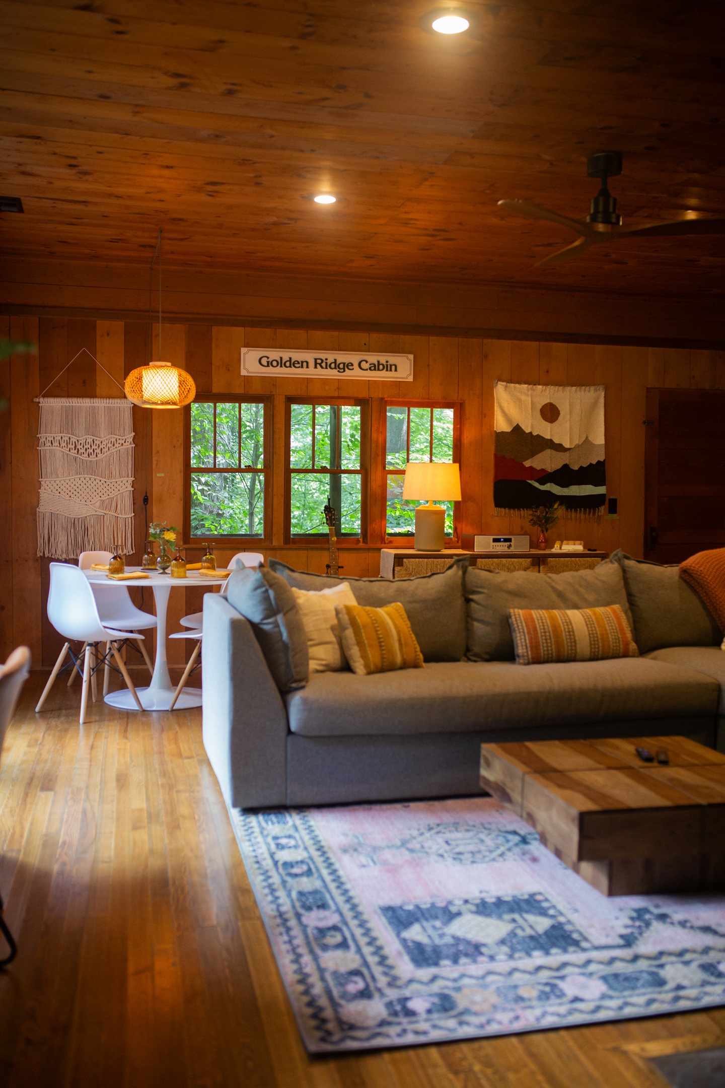 Joybird sofa with queen size pullout mattress