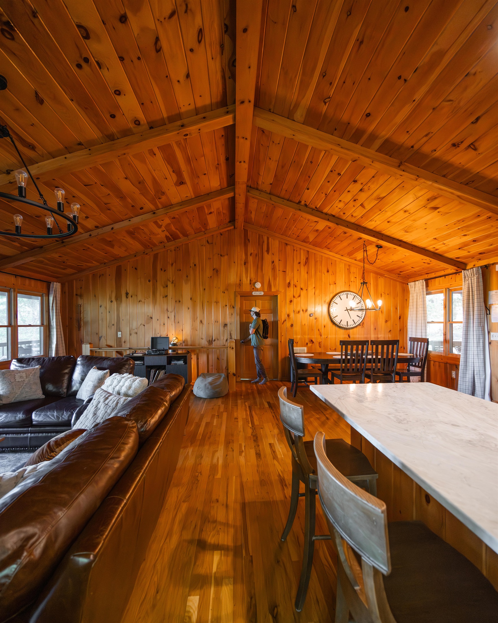 Open-concept living room, dining, and kitchen create an easy flow for gathering and relaxing, with the master bedroom just steps away for added convenience and privacy.