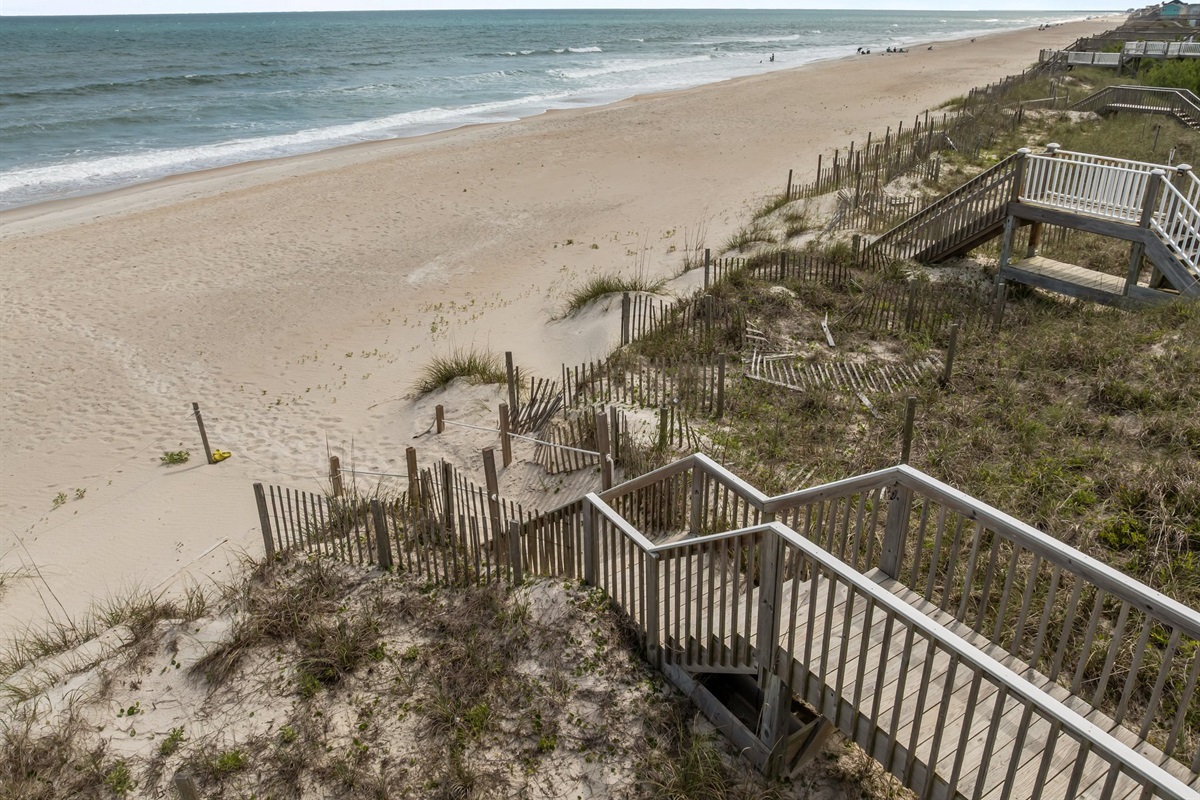 Private beach access