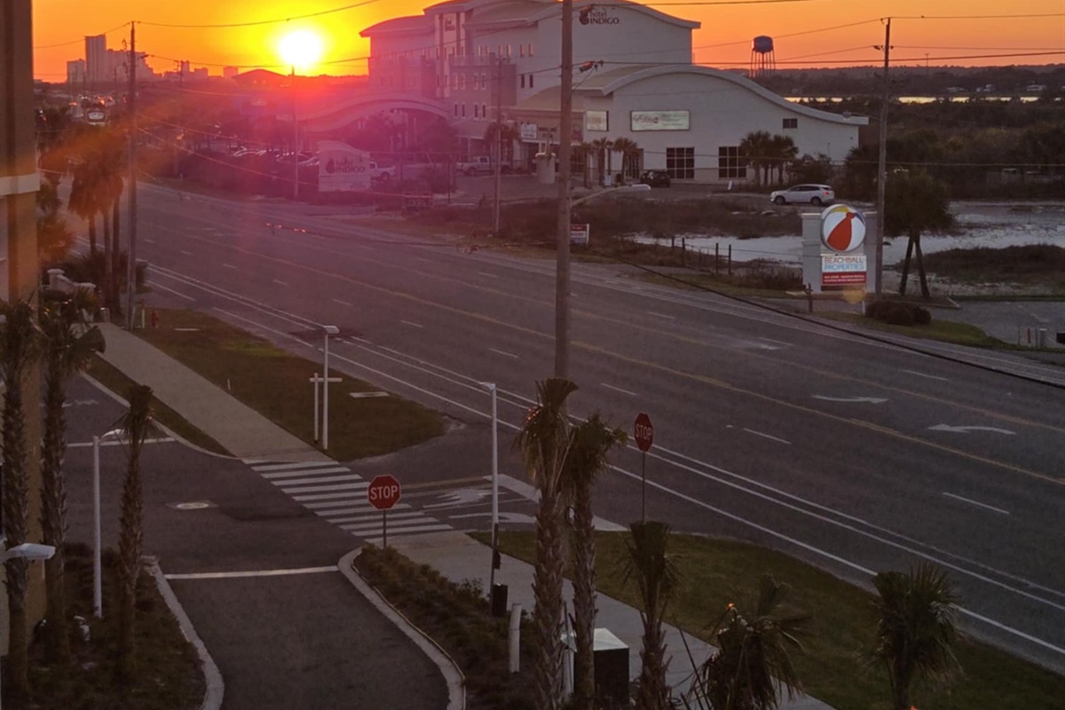 Sunset from the Balcony