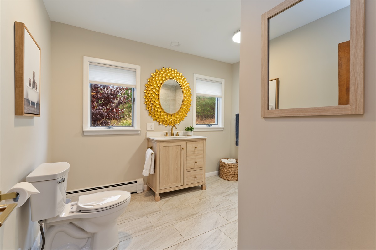 Full bathroom with walk in shower