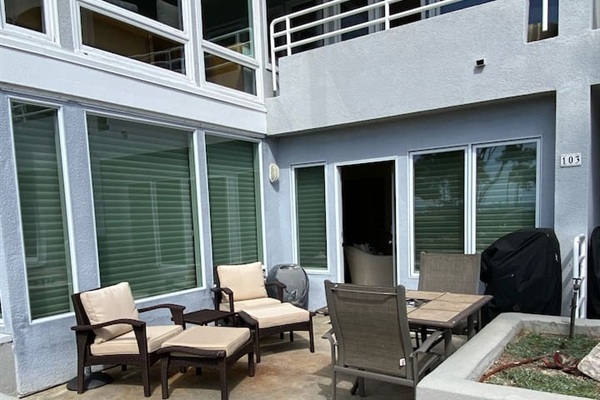 Private Patio area
