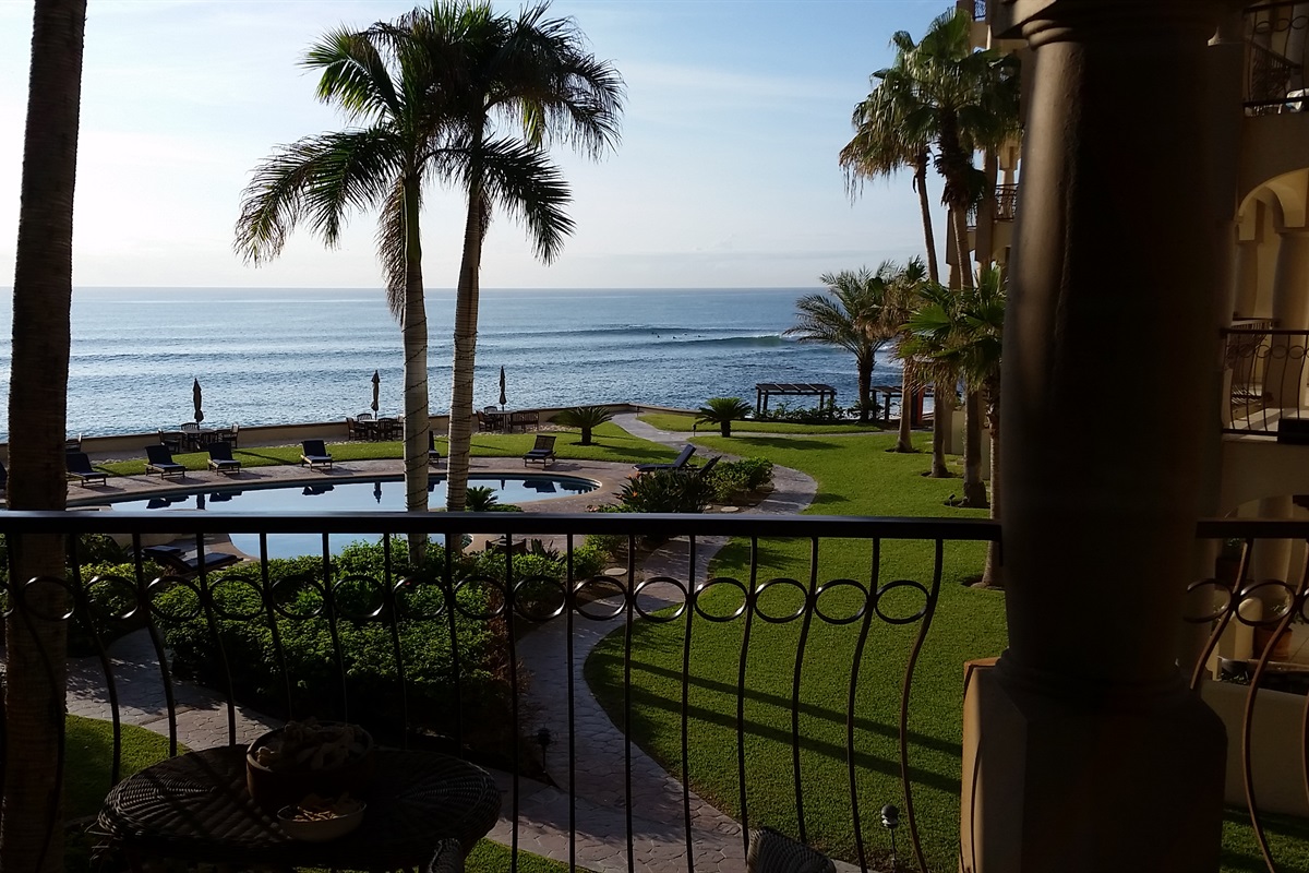Incredible view of surf spots on the Sea of Cortez.  Our Property is beach front with gorgeous views from the balcony.
