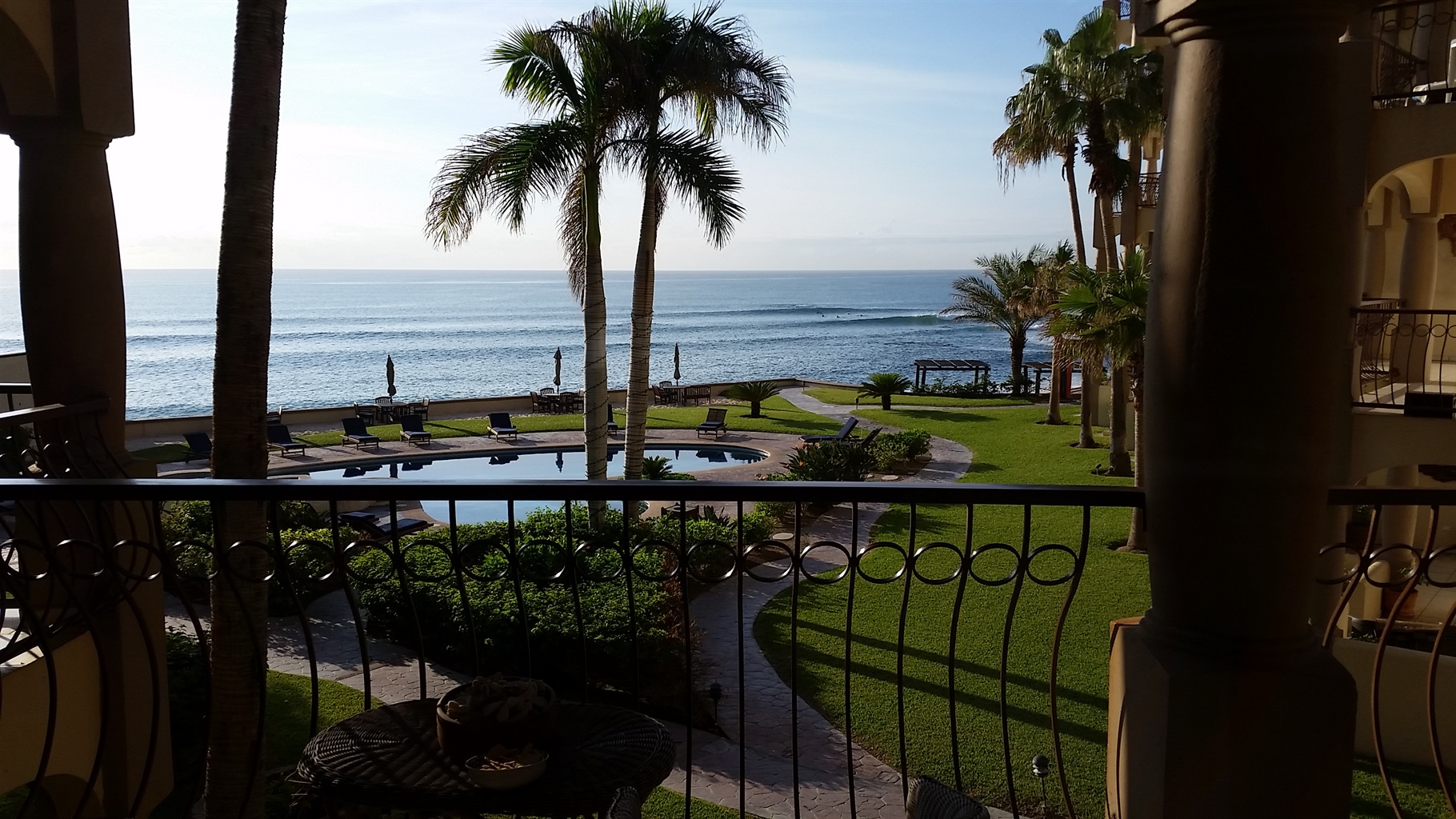 Incredible view of surf spots on the Sea of Cortez.  Our Property is beach front with gorgeous views from the balcony.