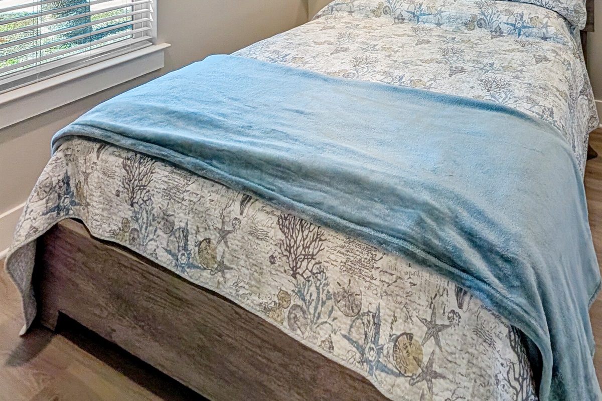 Bedroom number two with queen bed