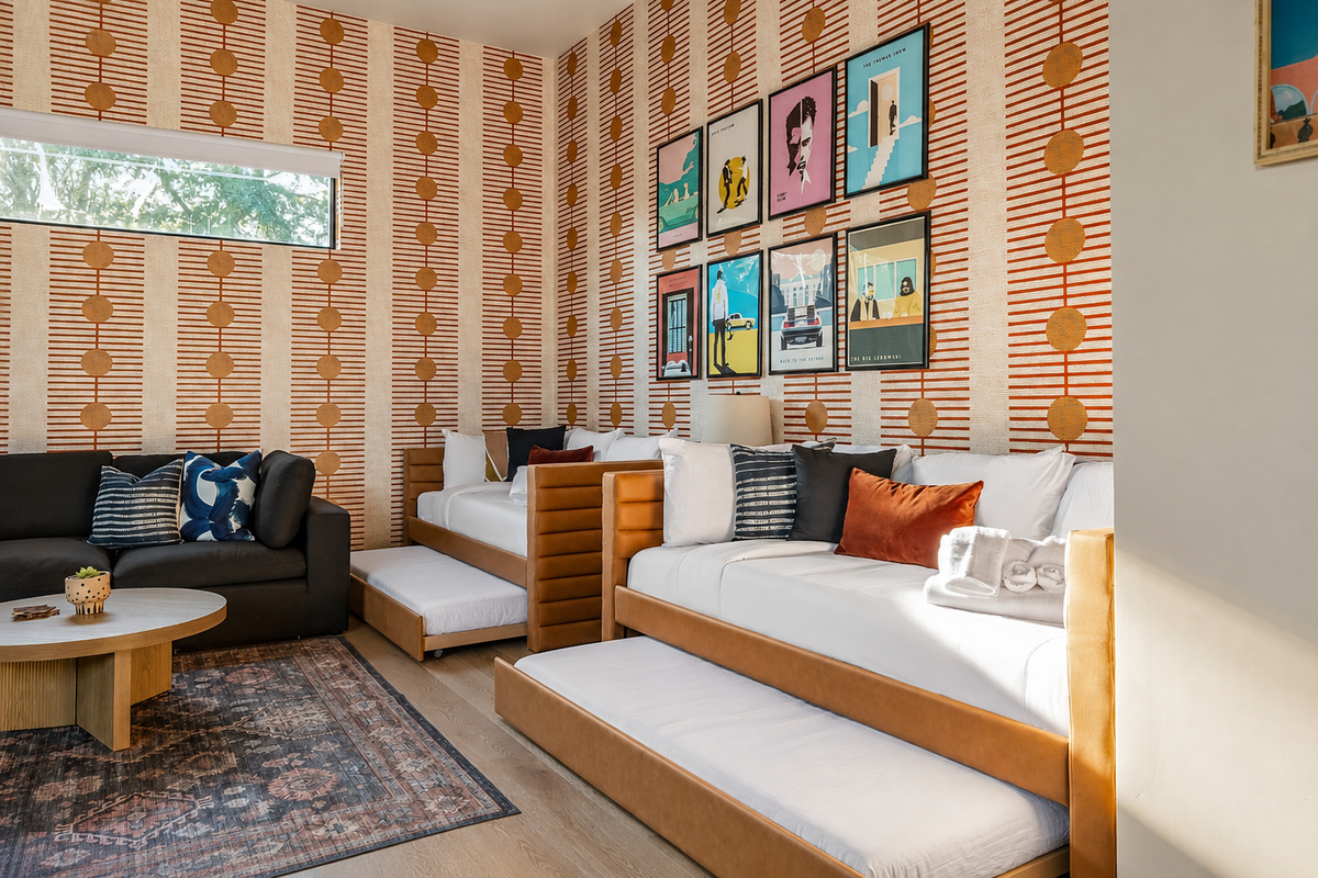 Double daybeds for additional beds