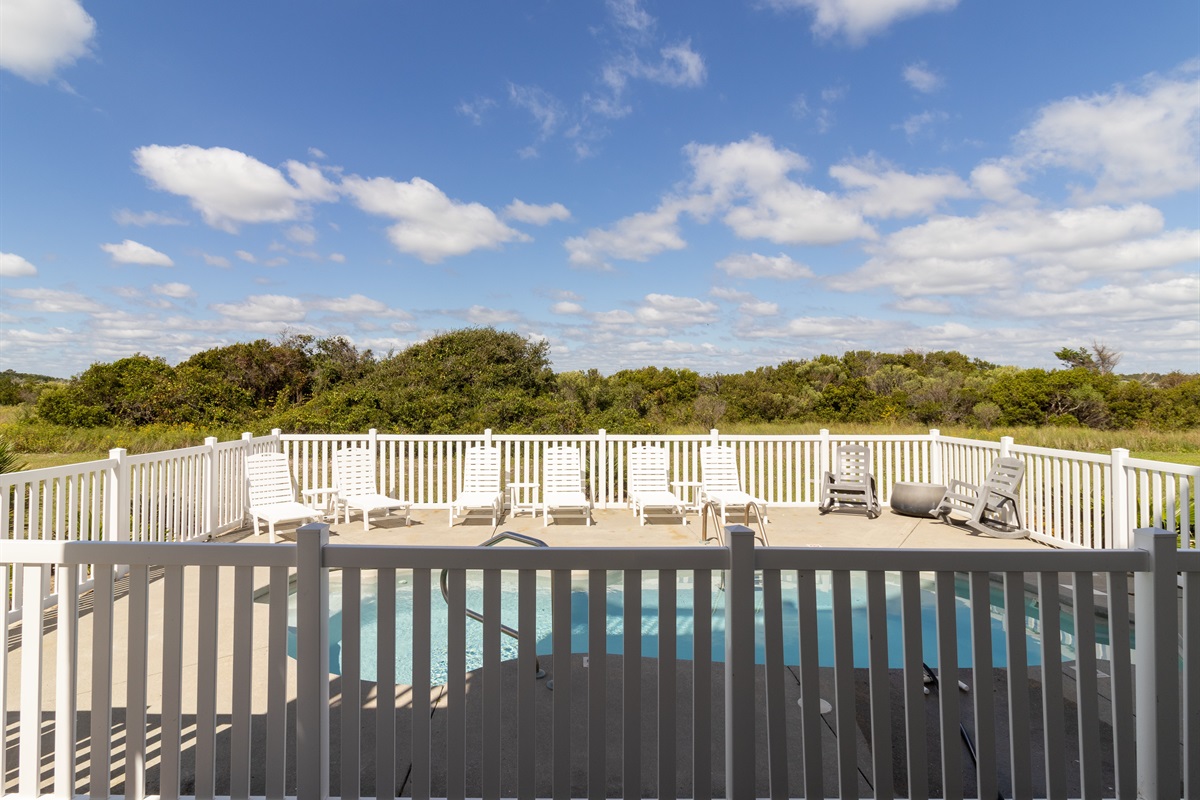 Your view from the back of Blue Dolphin