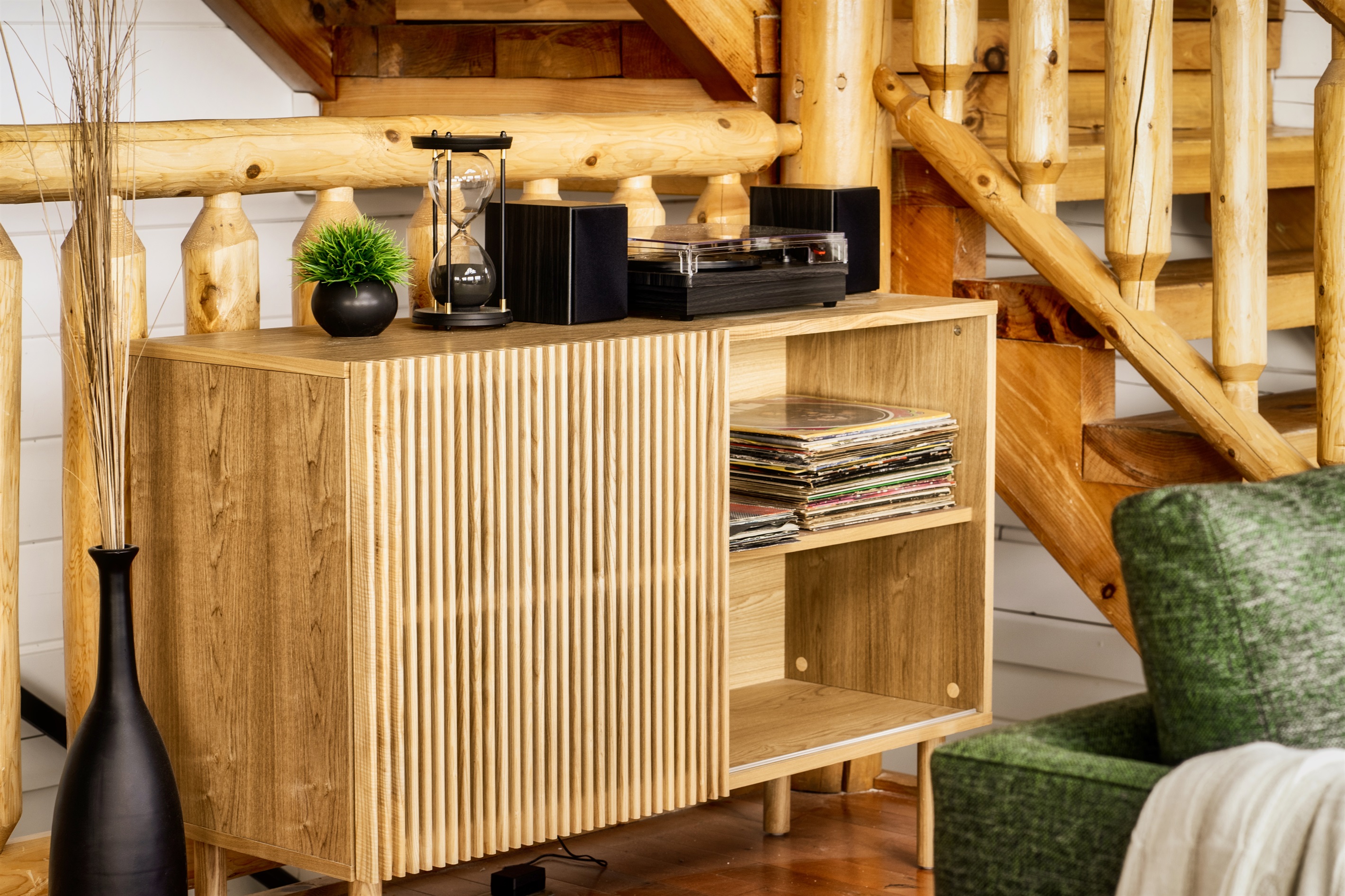 Step into your cozy retreat adorned with modern accents and warm hues, where every corner invites relaxation and connection.