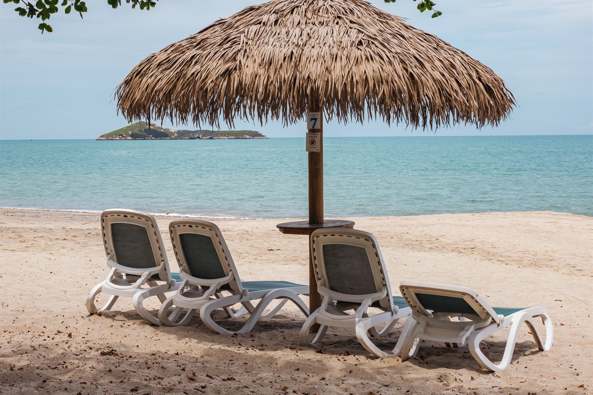 Private beach club