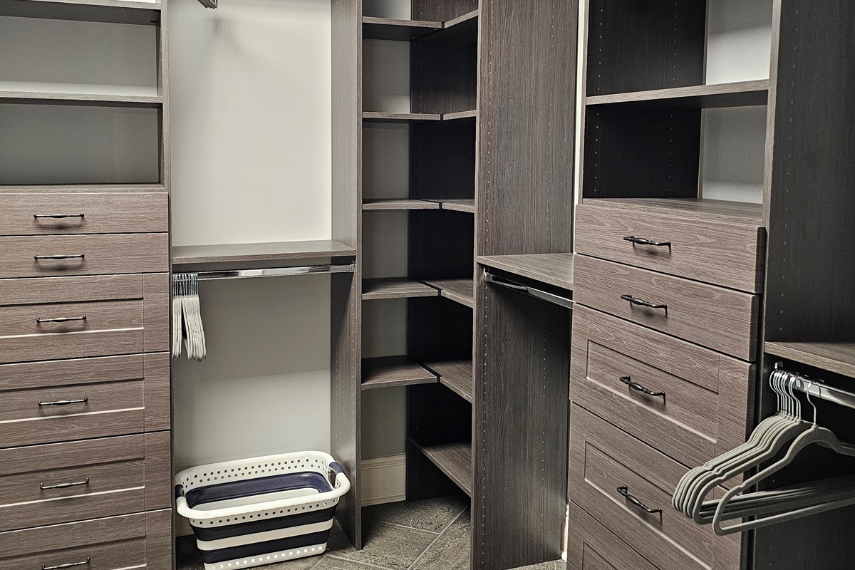 The Paris Suite offers a huge walk-in closet, so you'll be able to unpack and put your suitcases away.