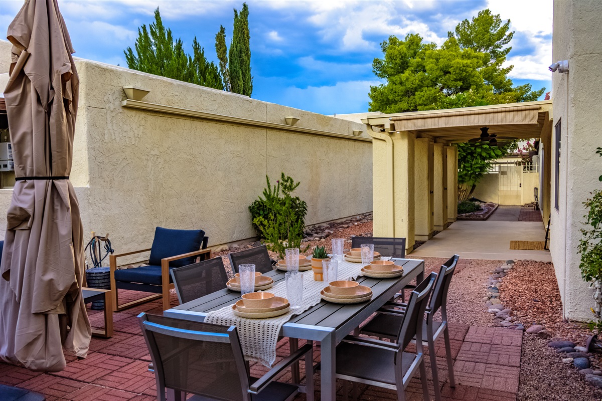 Backyard Dining Area