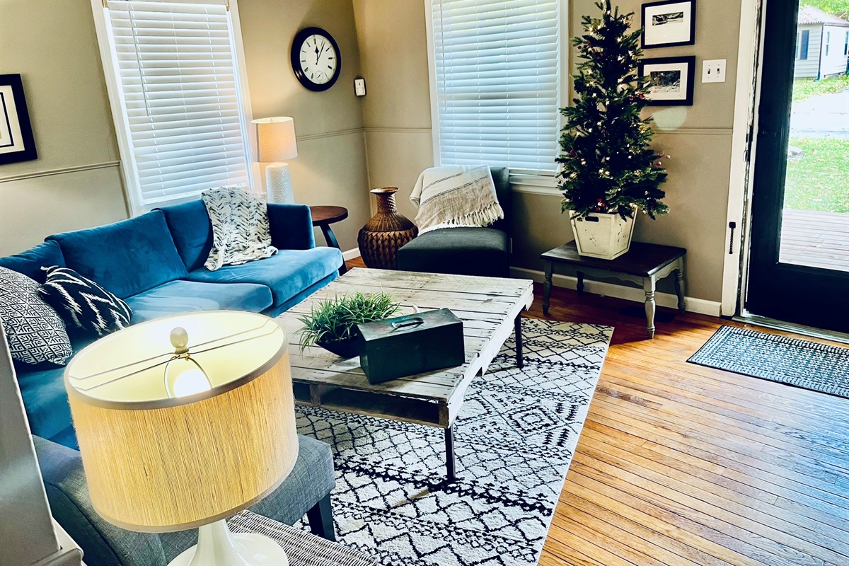 A spacious and comfortable living room.
