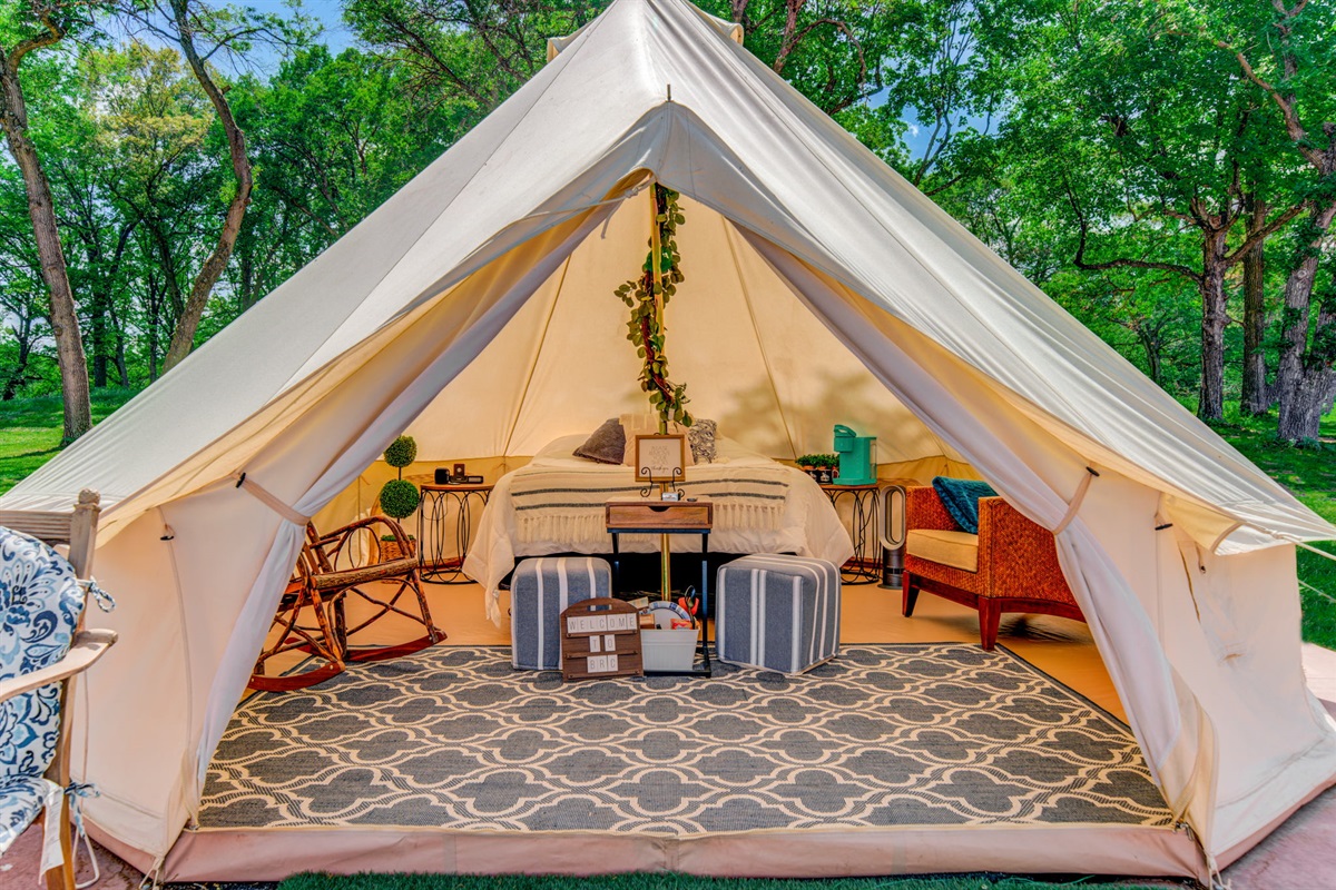 Lovers Lookout Glamp Tent At Big Rock Creek Big Rock Creek