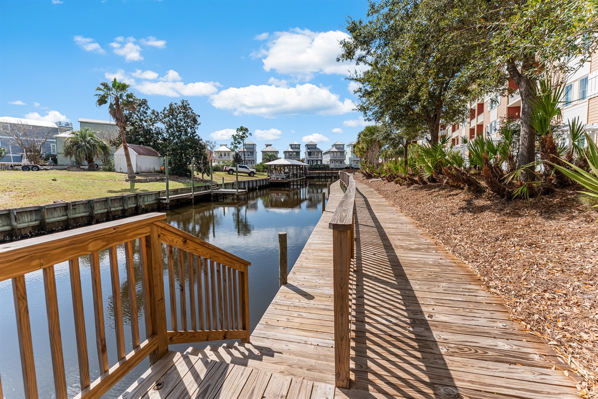 Day boat parking access. 