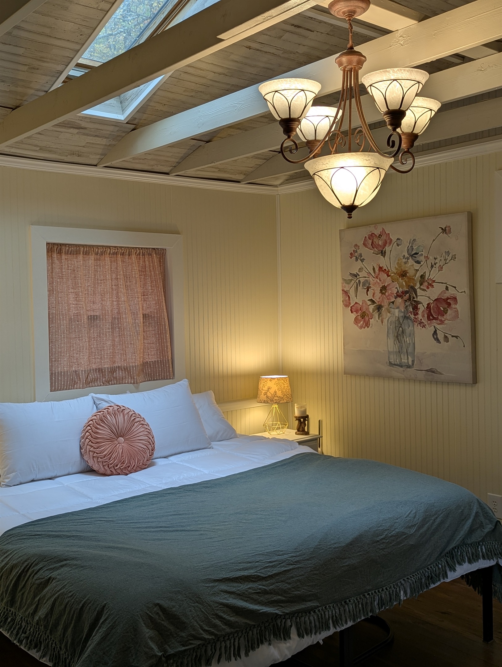 Enjoy watching the Stars through the sky-light