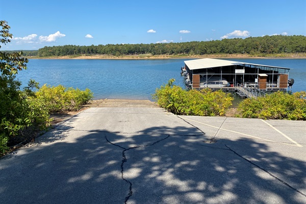  Just down the road, launch your boat for a day of fun on the water.
