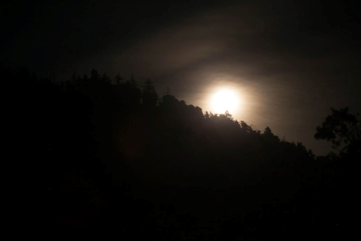 Full moon arising
